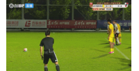 金冠成突入禁区造点，赵松源主罚点球被扑，U17国足仍0-0河床U17